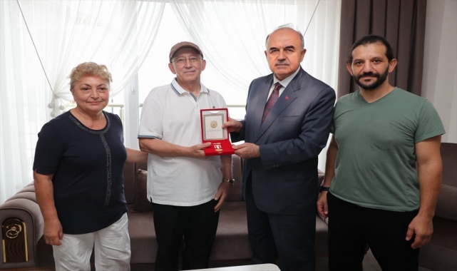 Ordu'da Kıbrıs gazisi Celal Sarı'ya Gazilik Madalyası ve Beratı verildi