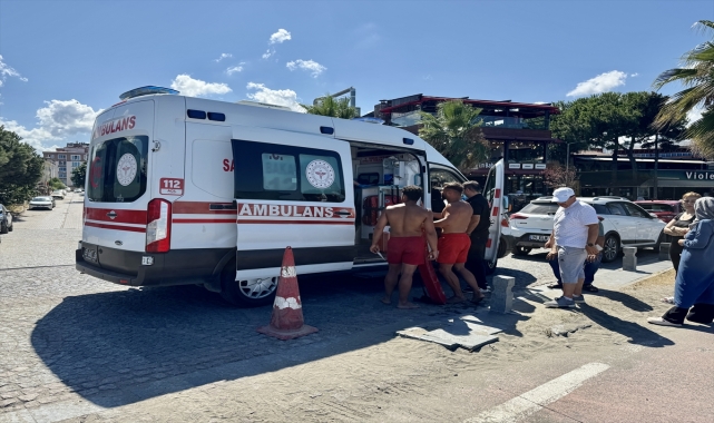 Samsun'da anne ve oğlu boğulma tehlikesi geçirdi