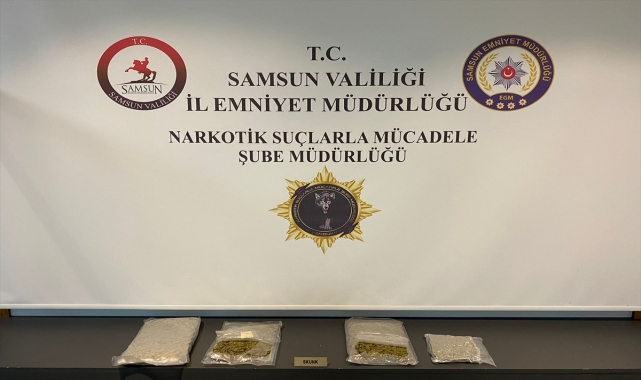 Samsun'da düzenlenen uyuşturucu operasyonunda 2 şüpheli yakalandı