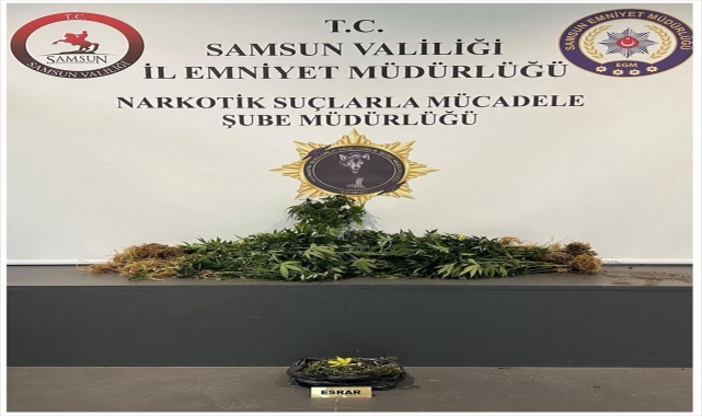 Samsun'da uyuşturucu operasyonunda 10 kişi yakalandı