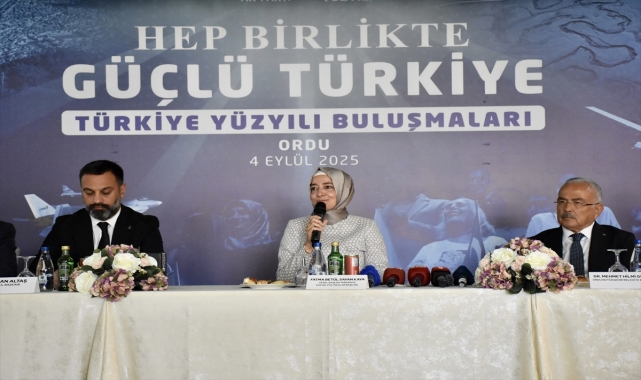 AK Parti Genel Başkan Yardımcısı Kaya, Ordu'da konuştu: