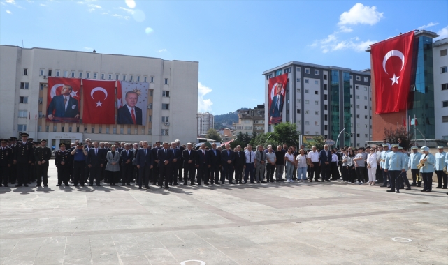 Atatürk'ün Rize'ye gelişinin 101. yıl dönümü kutlandı