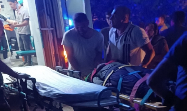 Düzce'de tarım aracının şarampole devrilmesi sonucu 10 kişi yaralandı