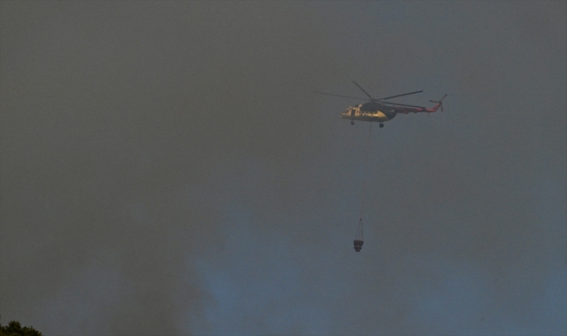GÜNCELLEME - Düzce'de çıkan orman yangınına müdahale ediliyor