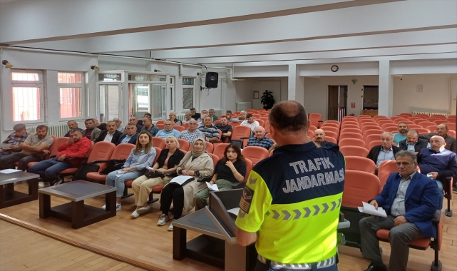 Havza'da jandarmadan trafik eğitim semineri