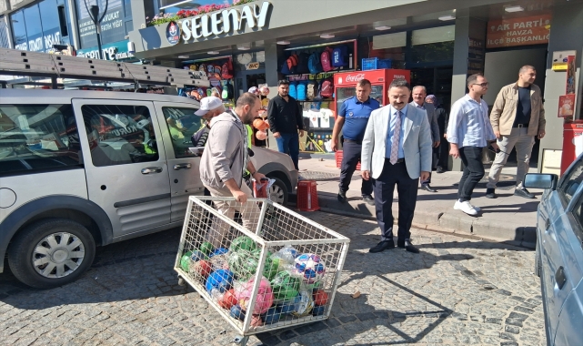 Havza'da yol ve kaldırım işgalleri denetlendi