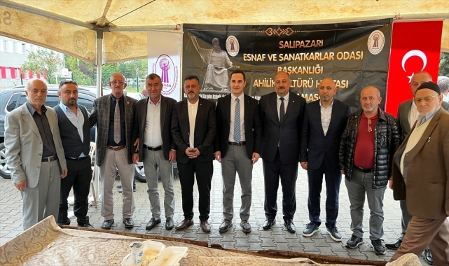 Salıpazarı'nda Ahilik Haftası kapsamında ahilik pilavı ikramı