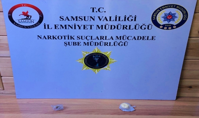 Samsun'da uyuşturucu operasyonda 2 zanlı tutuklandı