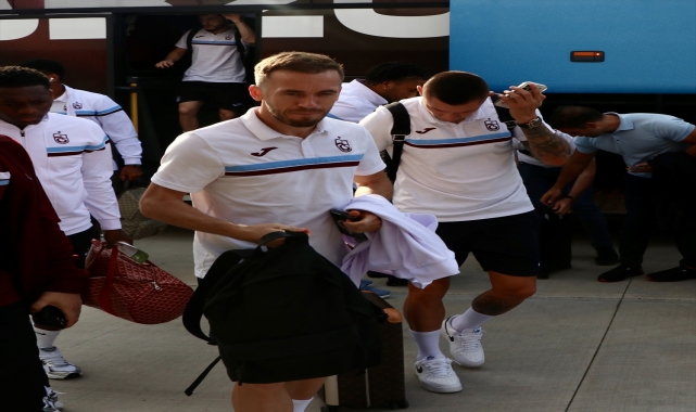 Trabzonspor kafilesi, İstanbul'a gitti