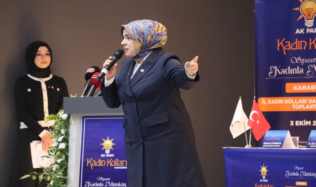 AK Parti Genel Merkez Kadın Kolları Başkanı Ercan, Karabük'te konuştu: