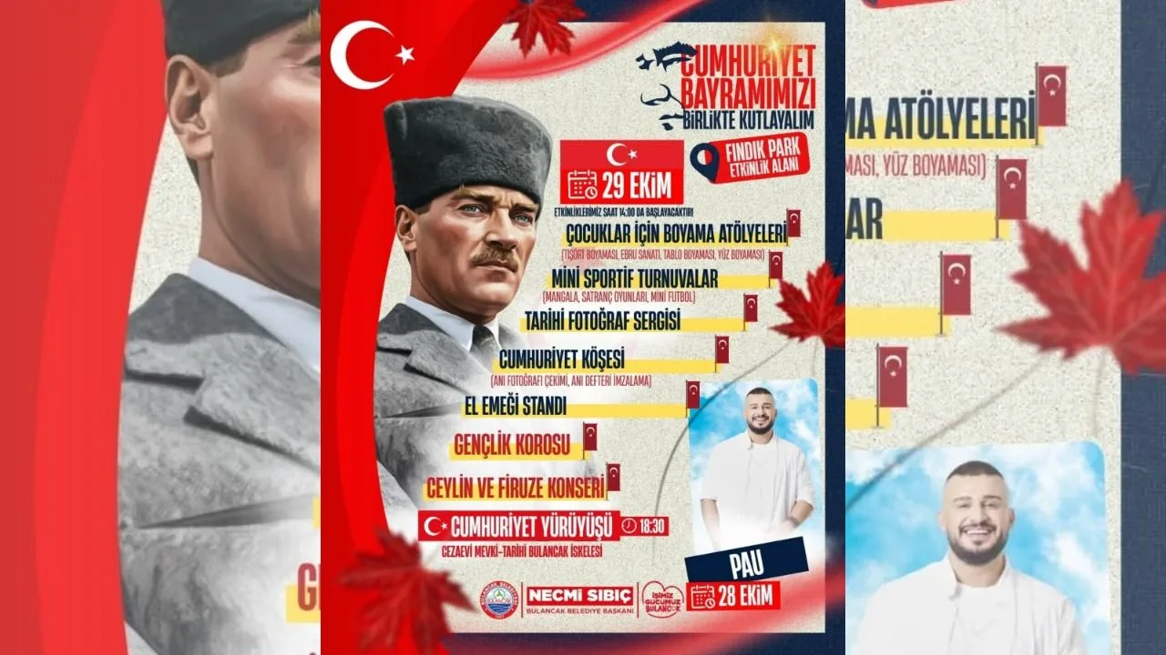 Bulancak’ta Cumhuriyet Coşkusu Fındık Park’ta Yaşanacak