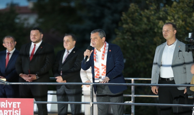 CHP Genel Başkanı Özel, partisinin Bolu mitinginde konuştu: