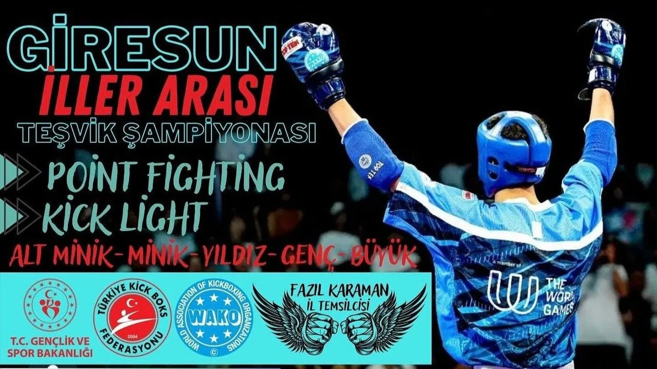 Giresun’da Kick Boks Şöleni Başlıyor