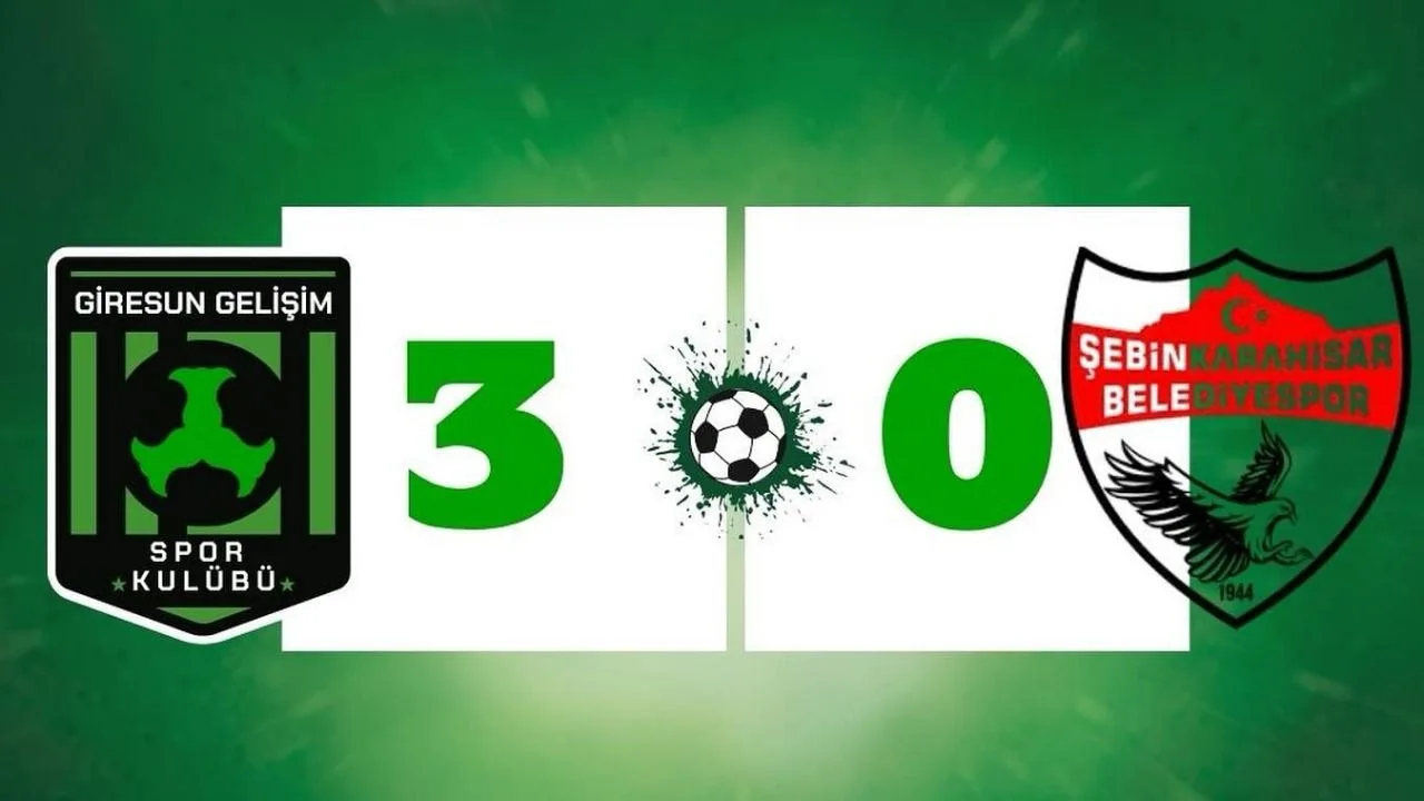 Giresun Gelişim Spor Lige Güzel Giriş Yaptı: 3-0