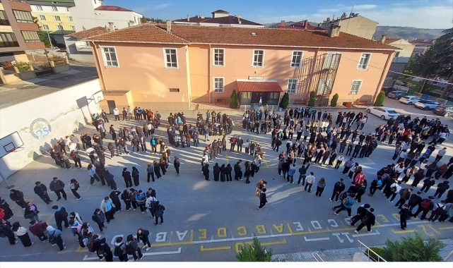 Havza'da deprem tahliye tatbikatı yapıldı