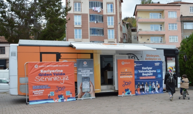 İstihdam ve Kariyer Merkezi mobil araçla hizmeti ilçelere ulaştırıyor