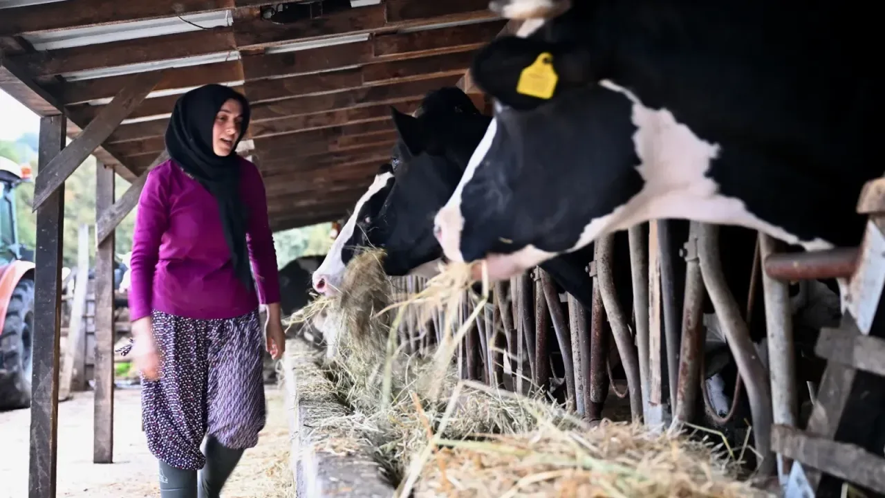 Kadın girişimci devlet desteğiyle kurduğu çiftlikle hedef büyüttü