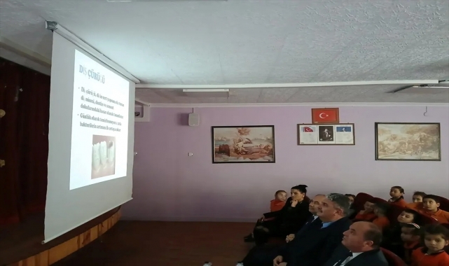 Küre'de ağız ve diş sağlığı eğitimi verildi