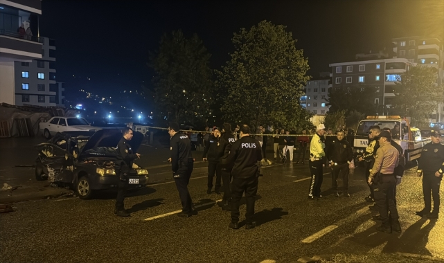Samsun'da trafik kazasında aynı aileden 2 kişi öldü, 2 kişi yaralandı