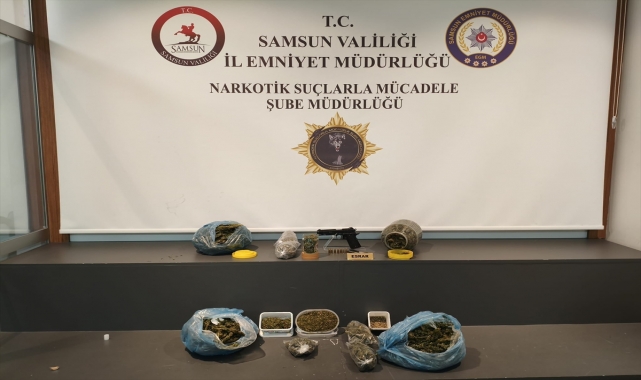 Samsun'da uyuşturucu operasyonunda 2 şüpheli yakalandı