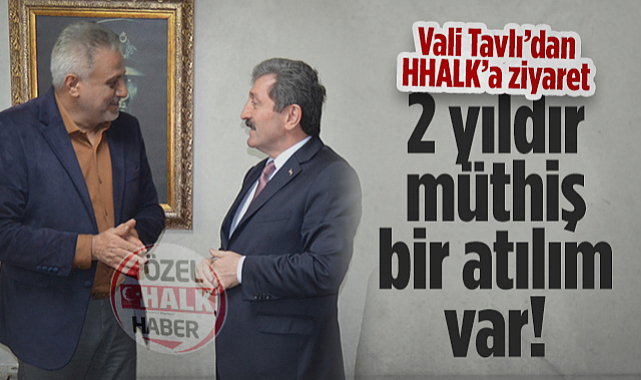 Samsun Valisi Orhan Tavlı'dan Halk Gazetesi'ne Ziyaret: 2 Yıldır Müthiş Bir Atılım Var!