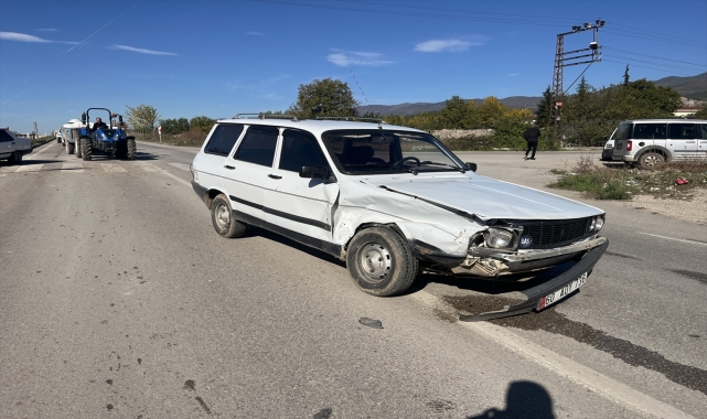 Tokat'ta trafik kazasında 1 kişi yaralandı