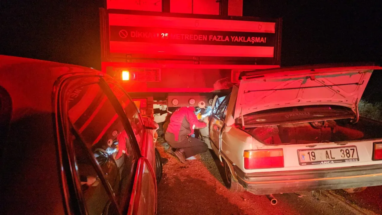 Bakım yapan vincin altına giren otomobilin sürücüsü öldü