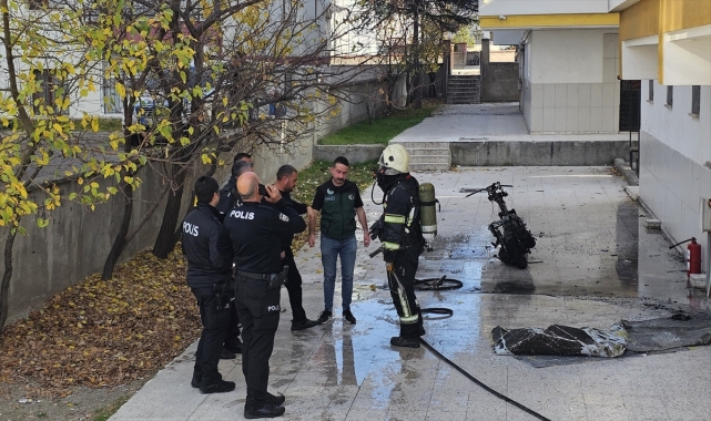 Çorum'da çıkan yangında 7'si çocuk 9 kişi dumandan etkilendi