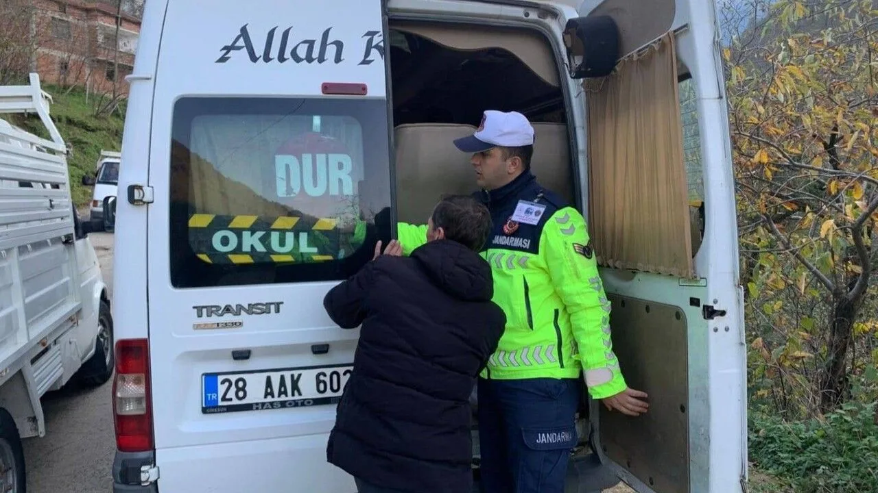 Dereli’de Okul Servislerine Denetim
