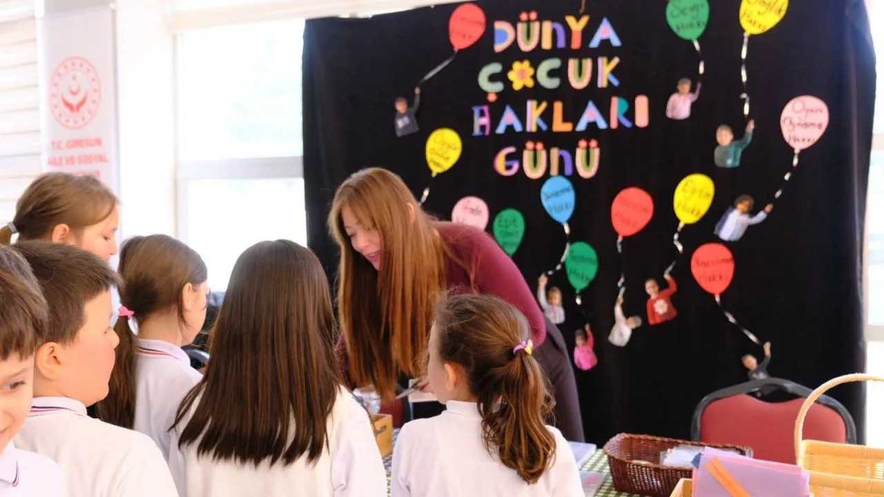 Giresun’da çocukların sesinden yükselen haklar