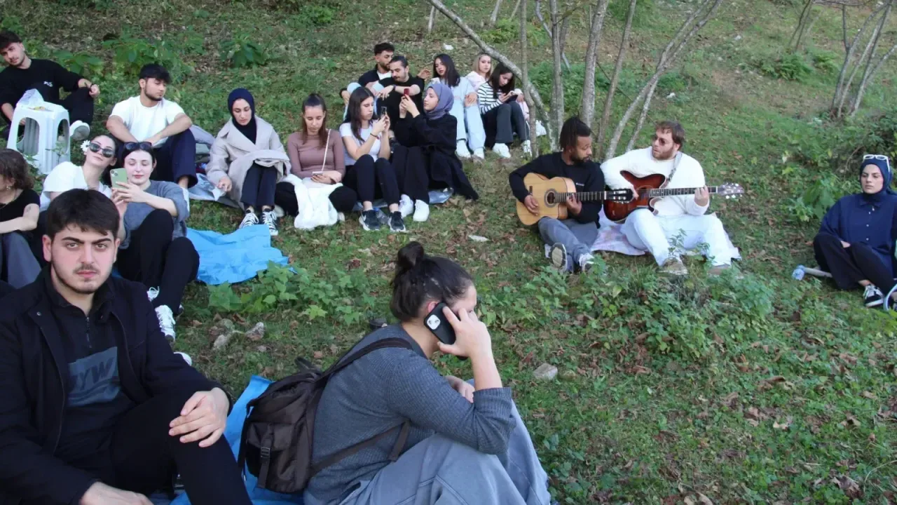 Giresun'da iletişim öğrencileri doğa ile iç içe