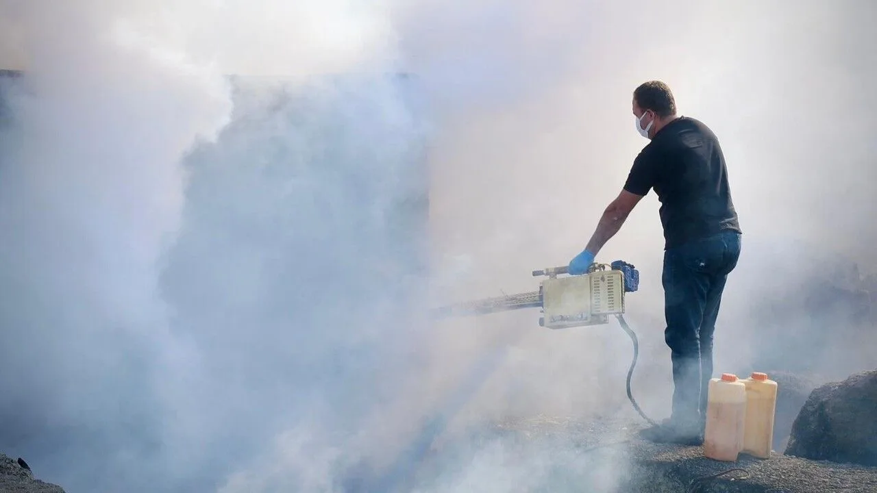 Giresun'da Menfez ve Dere Yatakları İlaçlanıyor