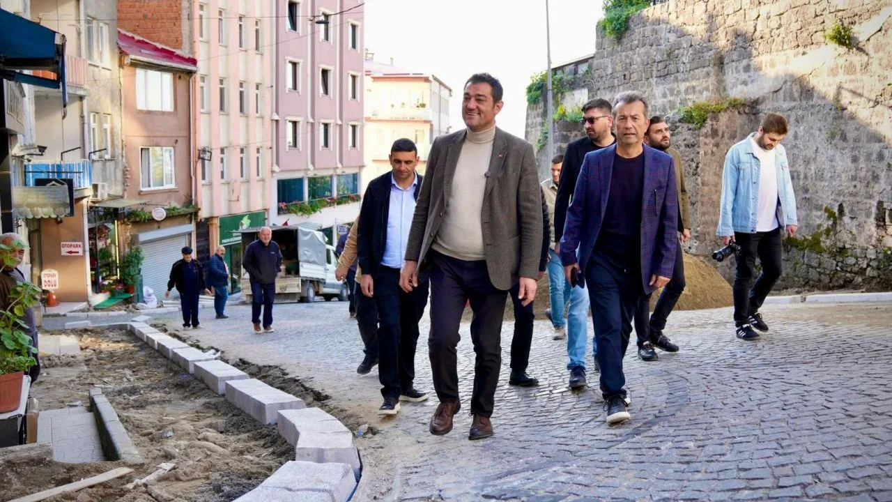 Giresun’un tarihi yokuşunda Başkan Köse’den inceleme!