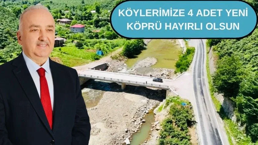 Giresun'un Ulaşım Ağına 62 Milyon TL'lik Köprü Takviyesi