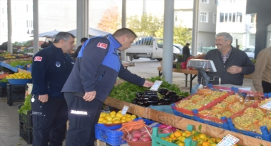 Havza'da fiyat etiketleri kontrol edildi