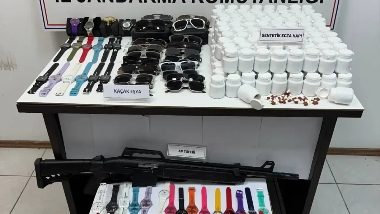 Jandarmadan şüpheli eve uyuşturucu baskını