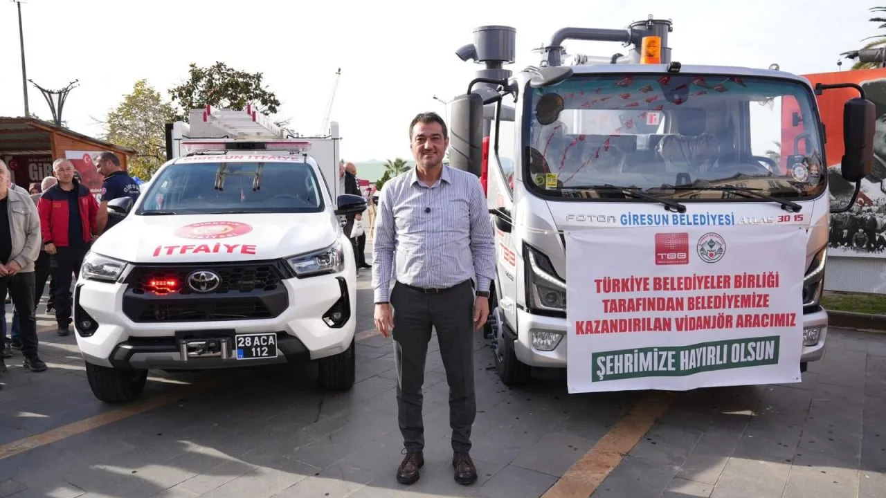 Japonya’dan Giresun Belediyesi’ne hibe arama kurtarma aracı