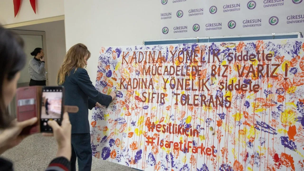 Kadına yönelik şiddetle mücadelede bizde varız!