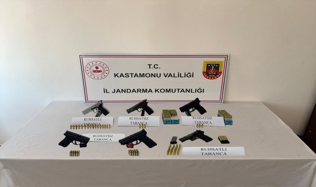 Kastamonu'da havaya ateş açan 6 şüpheli yakalandı