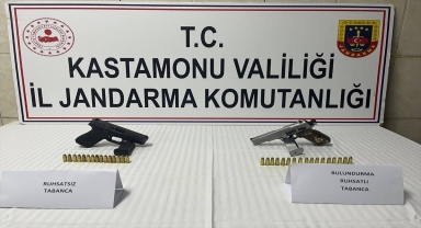 Kastamonu'da ruhsatsız silah operasyonunda 5 zanlı yakalandı