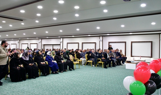 Ladik'te Gazze'ye destek programı düzenlendi