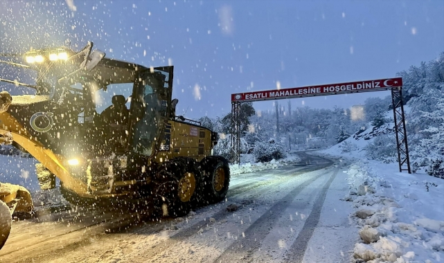 Ordu-Sivas kara yolu kar nedeniyle ulaşıma kapandı