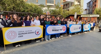 Salıpazarı ve Vezirköprü'de 24 Kasım Öğretmenler Günü kutlandı