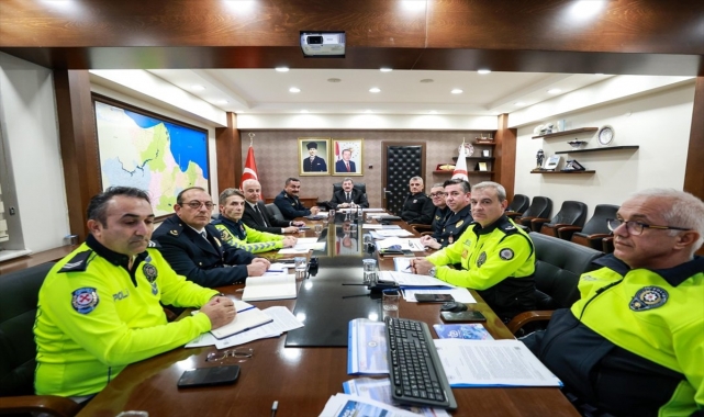 Samsun'da kış mevsimi trafik tedbirleri toplantısı yapıldı