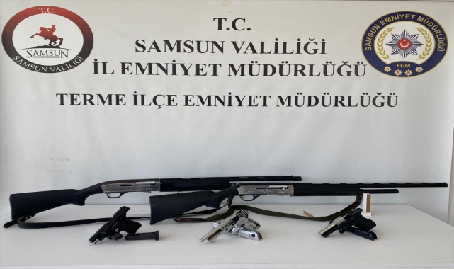 Terme'de ruhsatsız silah operasyonunda 1 zanlı yakalandı