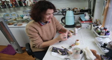 Tokat'ta kadın usta, kişiye özel kitre bebekler tasarlıyor