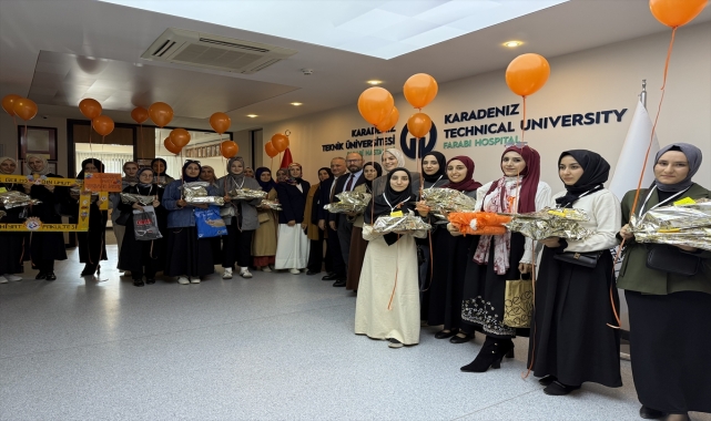 Trabzon Üniversitesi öğrencileri, lösemi tedavisi gören çocuklara moral kaynağı oldu