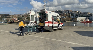 Zonguldak'ta gemi kazası tatbikatı düzenlendi