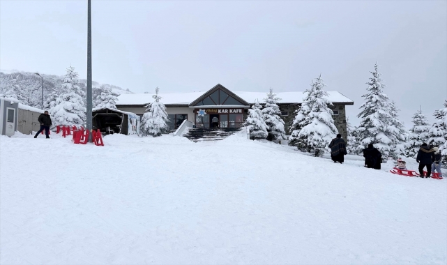 Akdağ Kayak Merkezi'nde kayak sezonu hazırlıkları tamamlandı