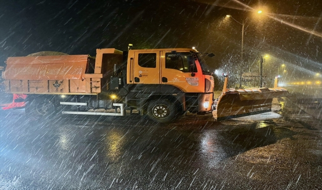 Bolu Dağı'nda kar yağışı başladı